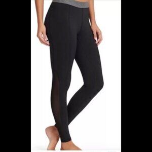 Derek Lam Athleta IOC Mesh Side Chaturanga Tux Leggings Black Size XS